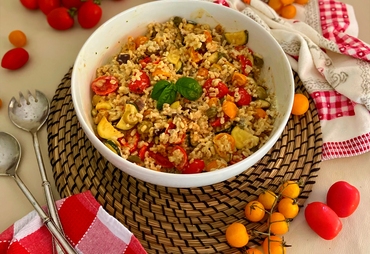 INSALATA D'ORZO CON VERDURE, RICETTA ESTIVA