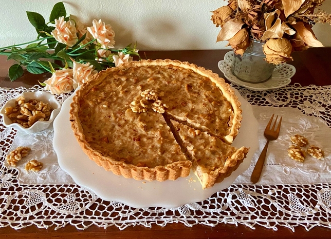 CROSTATA ALLA RICOTTA CREMOSA CON FROLLA FRIABILE