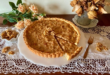CROSTATA ALLA RICOTTA CREMOSA CON FROLLA FRIABILE