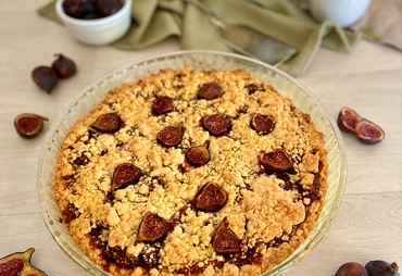 TORTA SBRICIOLATA CON FICHI: DOLCE RUSTICO